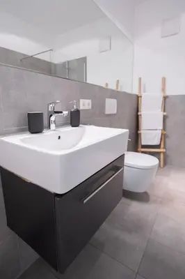 Ein Badezimmer in der Unterkunft Prime Park Deluxe Apartment Aschaffenburg