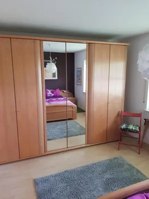Ein Bett oder Betten in einem Zimmer der Unterkunft Isoldes Ferienparadies