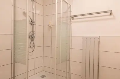 Ein Badezimmer in der Unterkunft Apartmenthaus Erlenbach