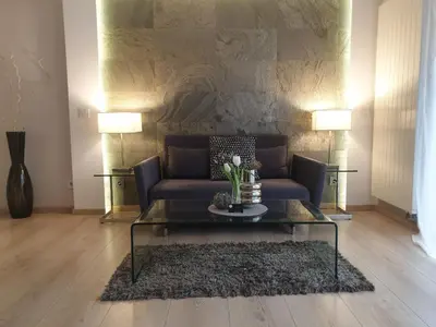 Ein Sitzbereich in der Unterkunft Appart-Hotel REB_ART