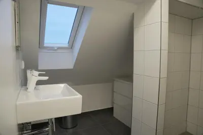Ein Badezimmer in der Unterkunft Luxury Apartment Weingarten
