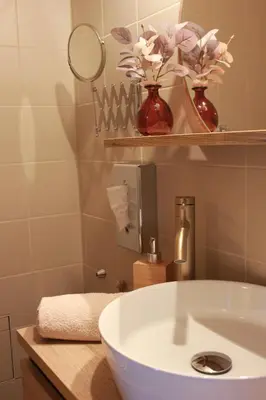 Ein Badezimmer in der Unterkunft HOTEL ALTES THEATER Heilbronn