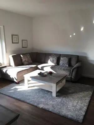 Ein Sitzbereich in der Unterkunft Landhaus