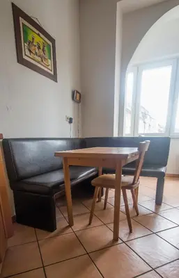Ein Sitzbereich in der Unterkunft Ferienwohnung Glaser