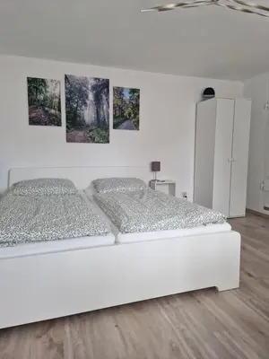 Ein Bett oder Betten in einem Zimmer der Unterkunft Waldbergperle Ernsbach