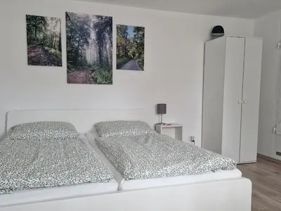 Ein Bett oder Betten in einem Zimmer der Unterkunft Waldbergperle Ernsbach