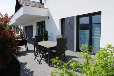 Ein Balkon oder eine Terrasse in der Unterkunft Ferienwohnung Schauinsland