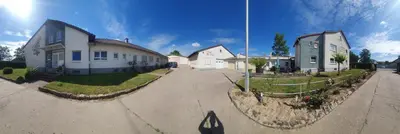 Das Gebäude in dem sich die Ferienwohnung befindet