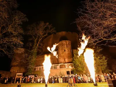Grundriss der Unterkunft Wohnen auf der Ritterburg