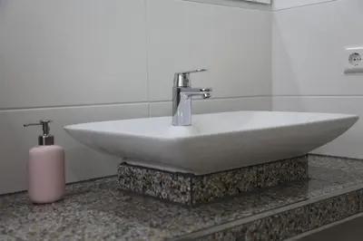 Ein Badezimmer in der Unterkunft Michaelsbergblick