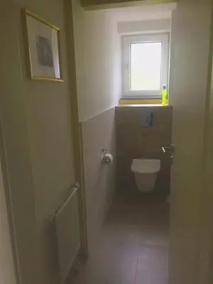 Ein Badezimmer in der Unterkunft Michaelsbergblick