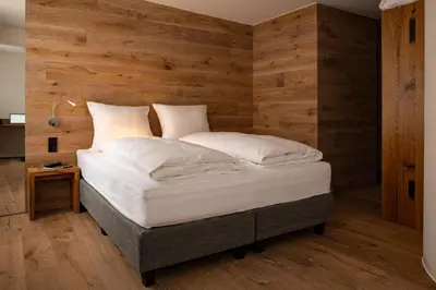 Ein Bett oder Betten in einem Zimmer der Unterkunft Hotel Ochsen Post