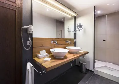 Ein Badezimmer in der Unterkunft Hotel Ochsen Post