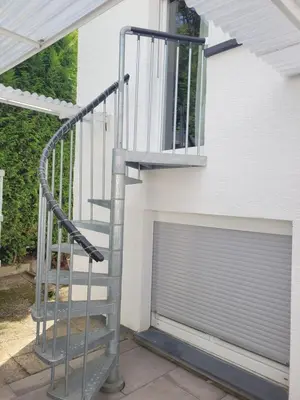 Ein Balkon oder eine Terrasse in der Unterkunft Ferienwohnung Jasmin in Schönau bei Heidelberg Fewo 1 mit Terrasse