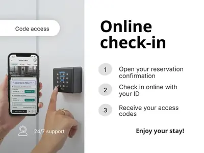 Grundriss der Unterkunft Limehome Darmstadt Wilhelminenstraße - Digital Access