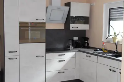 Küche/Küchenzeile in der Unterkunft Ferienwohnung bei Heidelberg