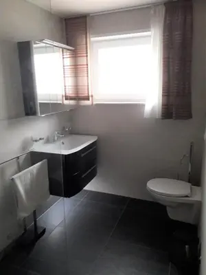 Ein Badezimmer in der Unterkunft Ferienwohnung Schehl