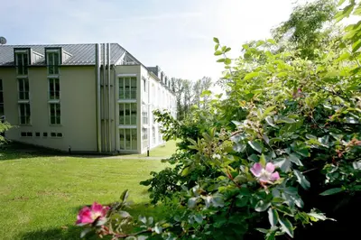 Ein Garten an der Unterkunft Hotel Watthalden