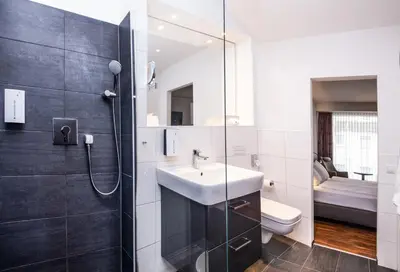 Ein Badezimmer in der Unterkunft Tulip Inn Ludwigshafen City