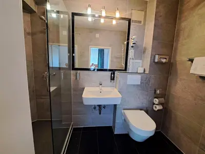 Ein Badezimmer in der Unterkunft Hotel Central Hauptbahnhof