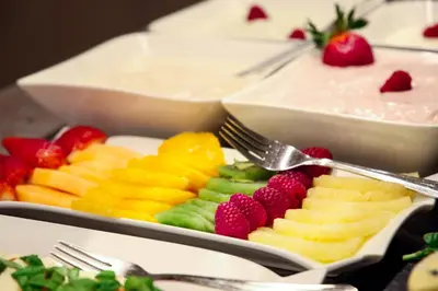 Essen im Hotel oder in der Nähe