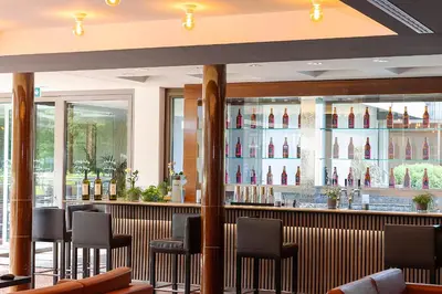 Getränke in der Unterkunft Schlosshotel Monrepos