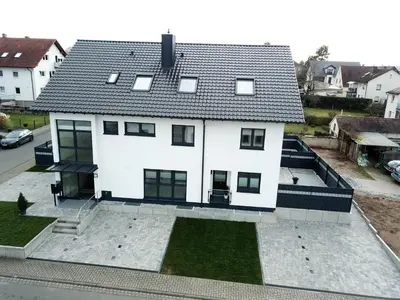 Das Gebäude in dem sich das Aparthotel befindet