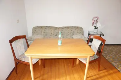 Ein Sitzbereich in der Unterkunft Casa B