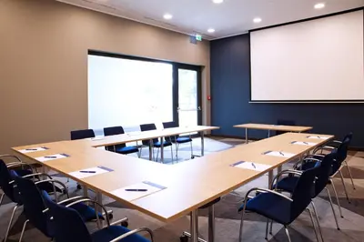 Der Geschäftsbereich oder Konferenzraum in der Unterkunft Holiday Inn Express - Darmstadt by IHG