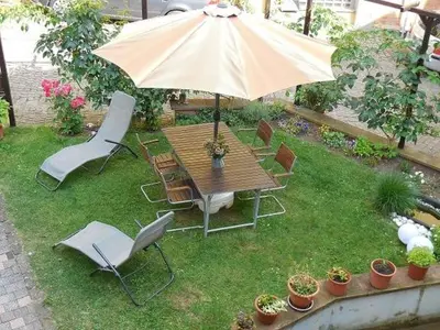 Ein Garten an der Unterkunft Ferienwohnungen Faber