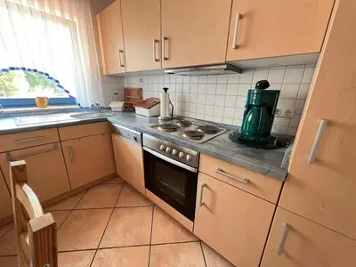 Küche/Küchenzeile in der Unterkunft Glattbacher Hof Ferienwohnung 8