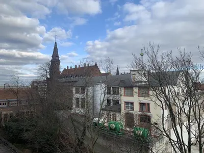Das Gebäude in dem sich die Ferienwohnung befindet