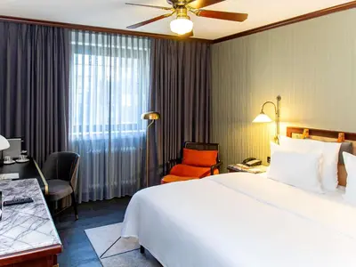 Ein Bett oder Betten in einem Zimmer der Unterkunft Mercure Hotel Frankfurt Airport Langen