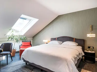 Ein Bett oder Betten in einem Zimmer der Unterkunft Mercure Hotel Frankfurt Airport Langen