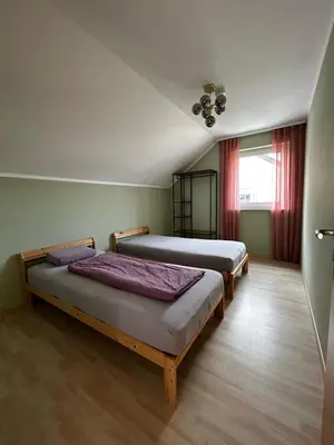 Ein Bett oder Betten in einem Zimmer der Unterkunft Felicidad