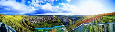 Ein allgemeiner Bergblick oder ein Berglick von der Ferienwohnung aus