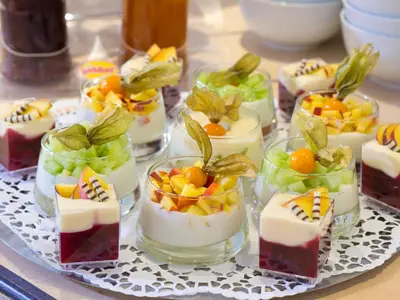 Essen im Hotel oder in der Nähe