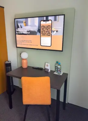 TV/Unterhaltungsangebot in der Unterkunft Coffee Fellows Hotel Frankfurt Airport-Langen