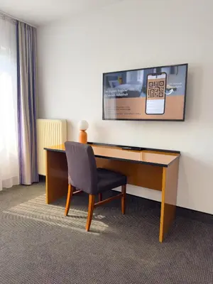 TV/Unterhaltungsangebot in der Unterkunft Coffee Fellows Hotel Frankfurt Airport-Langen