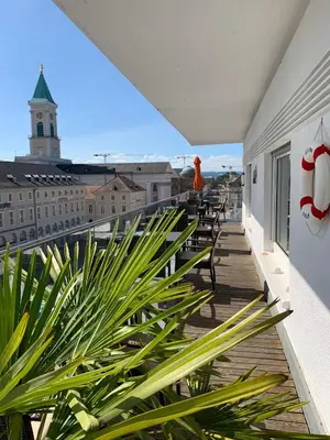 Das Gebäude in dem sich das Hotel befindet