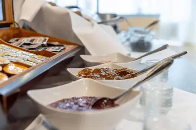 Essen im Hotel oder in der Nähe