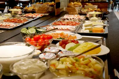 Essen im Hotel oder in der Nähe