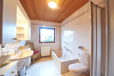 Ein Badezimmer in der Unterkunft Gästehaus Achenbach