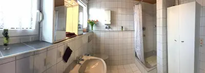 Ein Badezimmer in der Unterkunft Ferienhaus Hedwig