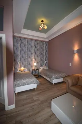 Ein Sitzbereich in der Unterkunft Connie's Apartments