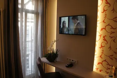 TV/Unterhaltungsangebot in der Unterkunft Stadthotel Engel
