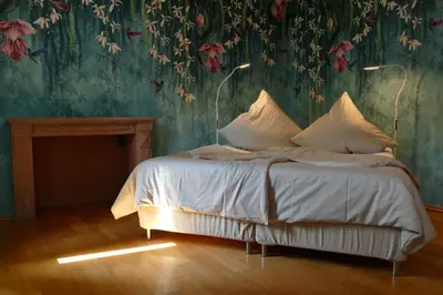 Ein Bett oder Betten in einem Zimmer der Unterkunft Apartment in Landau Stadtoase