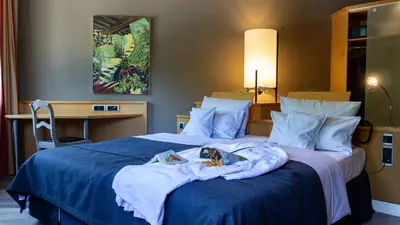 Ein Bett oder Betten in einem Zimmer der Unterkunft Wessinger