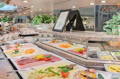 Essen im Hotel oder in der Nähe