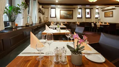 Getränke in der Unterkunft Hotel Wilder Mann